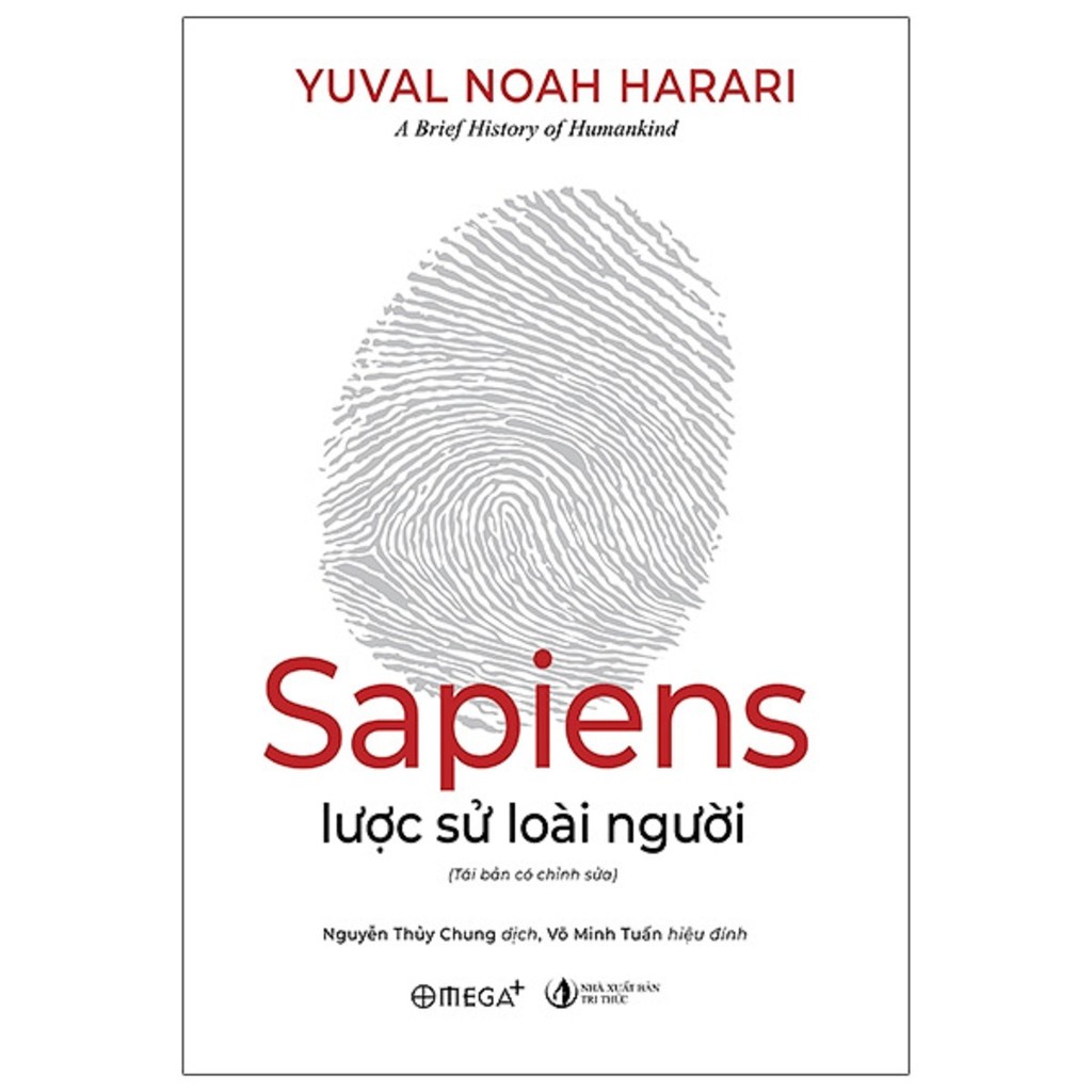 Bìa sách Sapiens — Lược Sử Loài Người