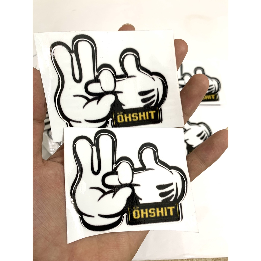 Tem Sticker Ngón Tay 3 lớp Siêu Đẹp | Shopee Việt Nam