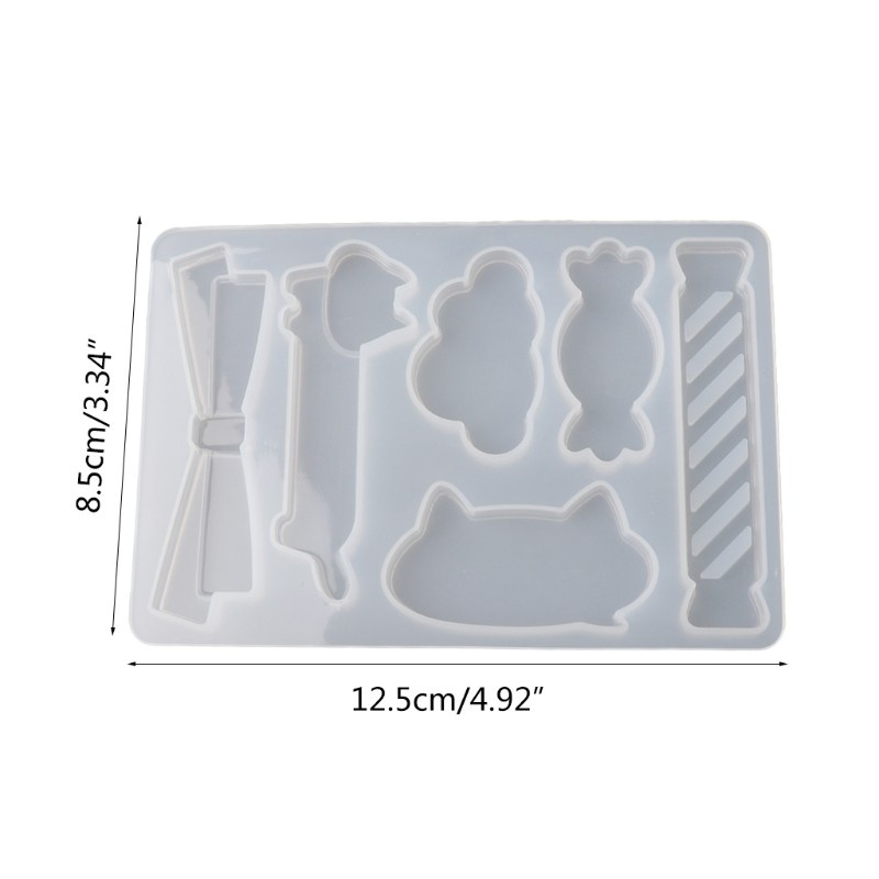 Khuôn silicone làm kẹp tóc và đồ thủ công mỹ nghệ từ nhựa epoxy resin chuyên nghiệp dễ dùng