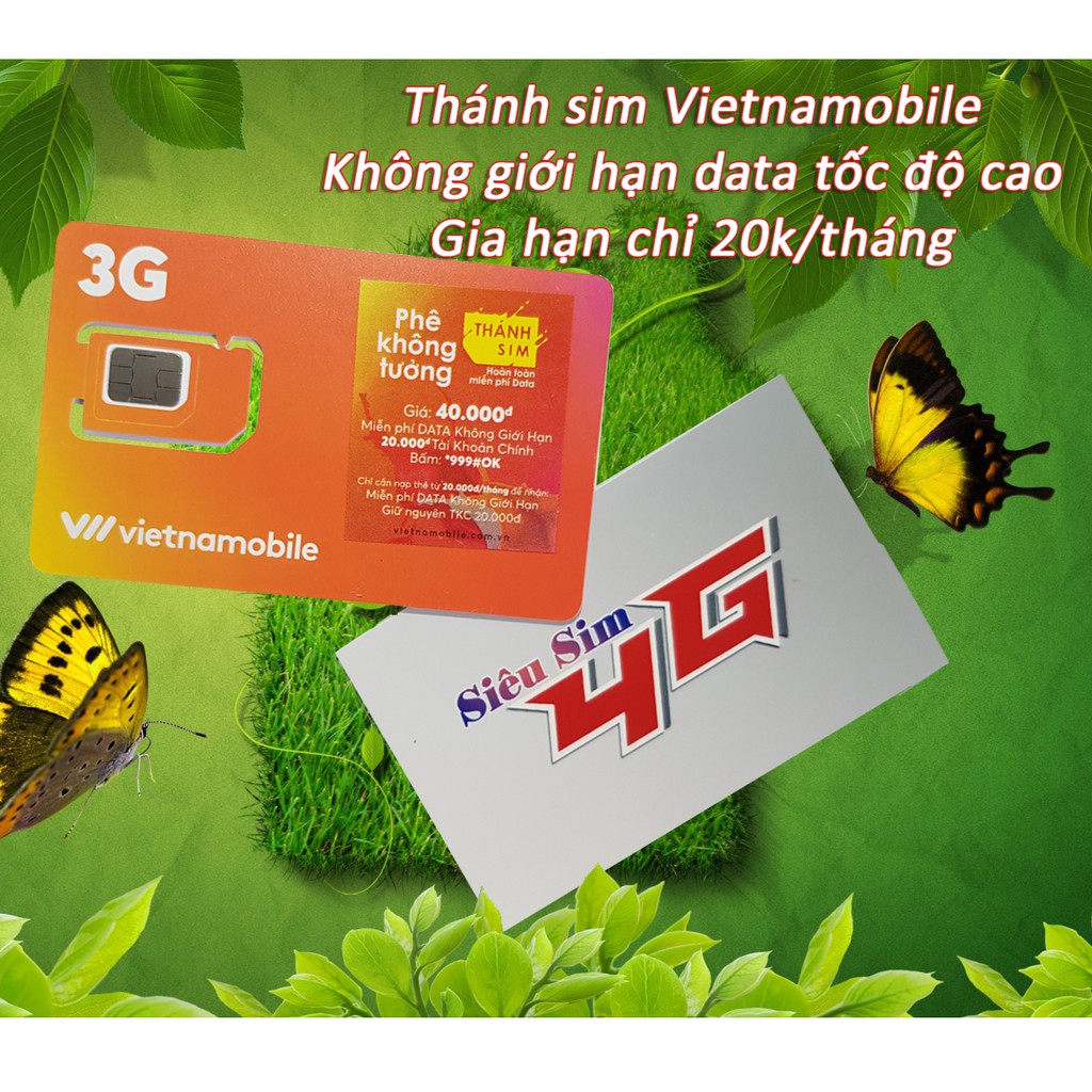 vietnamobile thánh sim giá tốt Tháng 5, 2026 | Mua ngay | Shopee Việt Nam