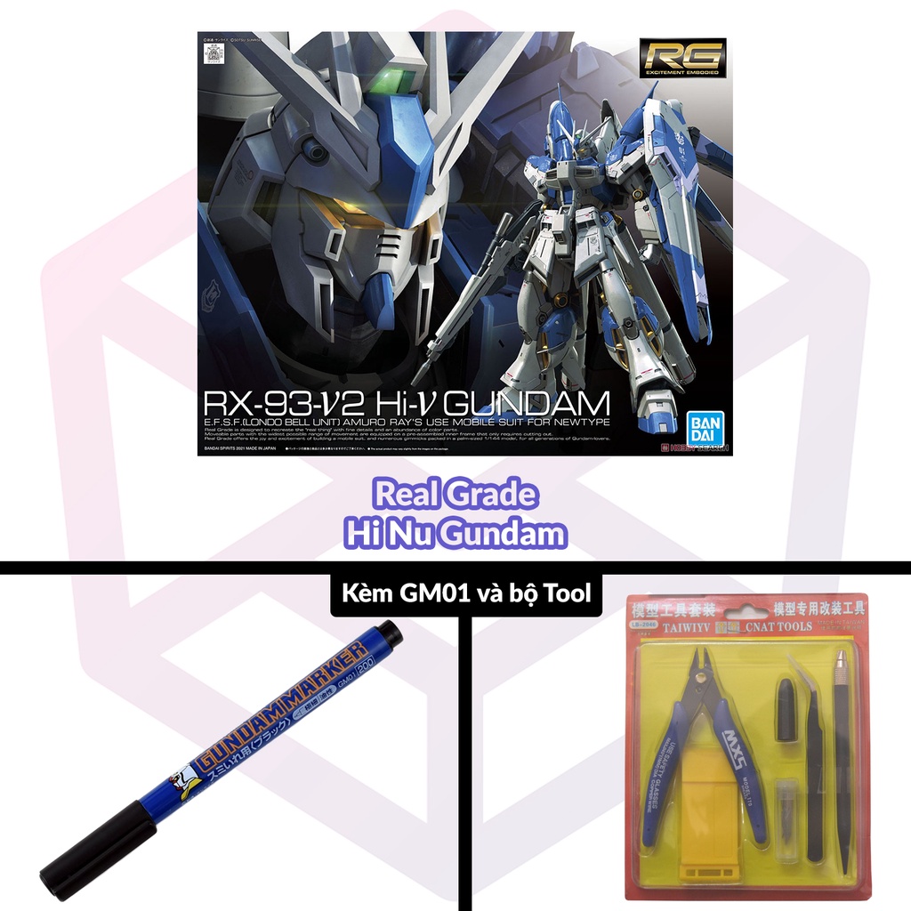 Mô Hình Gundam Bandai RG 36 Hi Nu Gundam 1/144 Mobile Suit Gundam [GDB ...