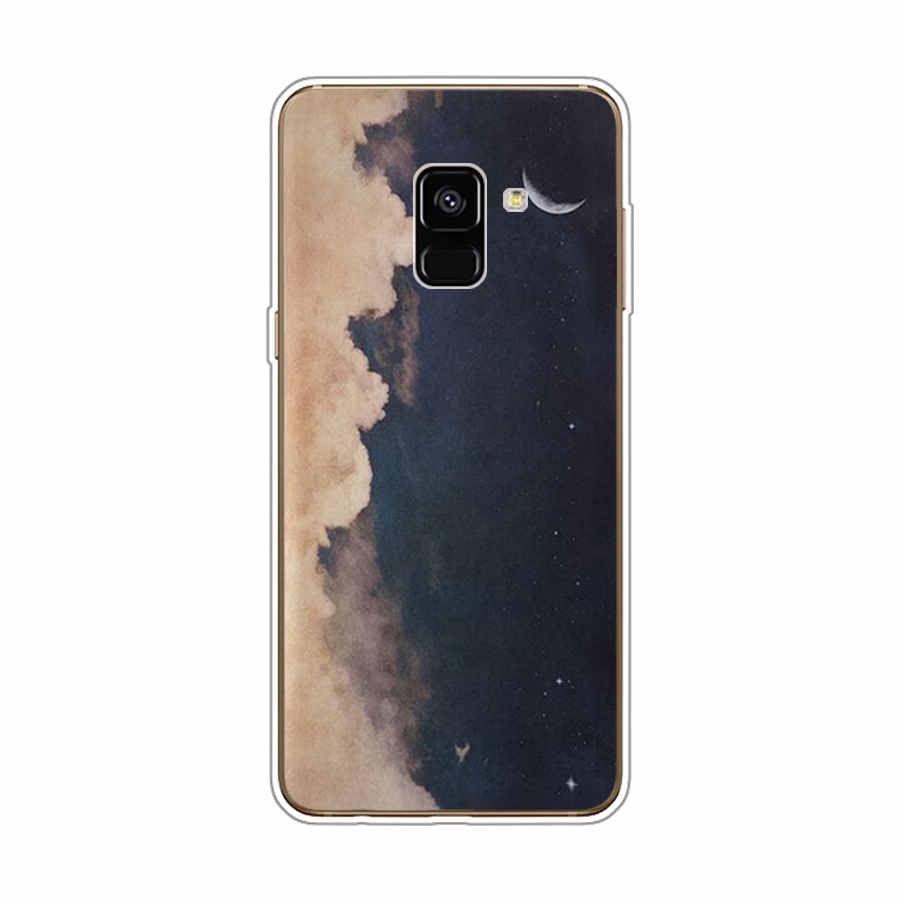Ốp Điện Thoại TPU Dẻo In Họa Tiết Độc Đáo Thời Trang Cho Samsung Galaxy A8 plus 2018 A6 2018 plus