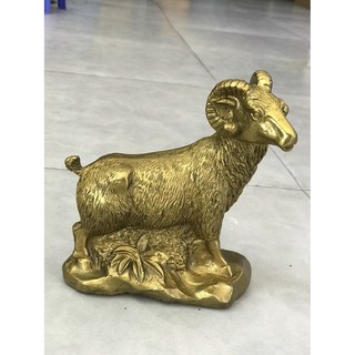 Tượng Dê Linh Vật 12 con giáp Vật phẩm phong thủy bằng đồng
