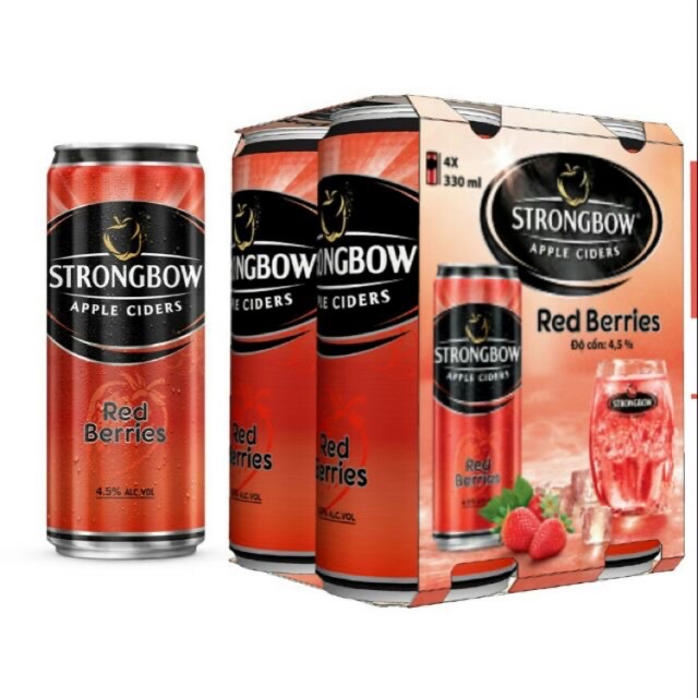Thùng strongbow lon đủ vị 330ml | Shopee Việt Nam