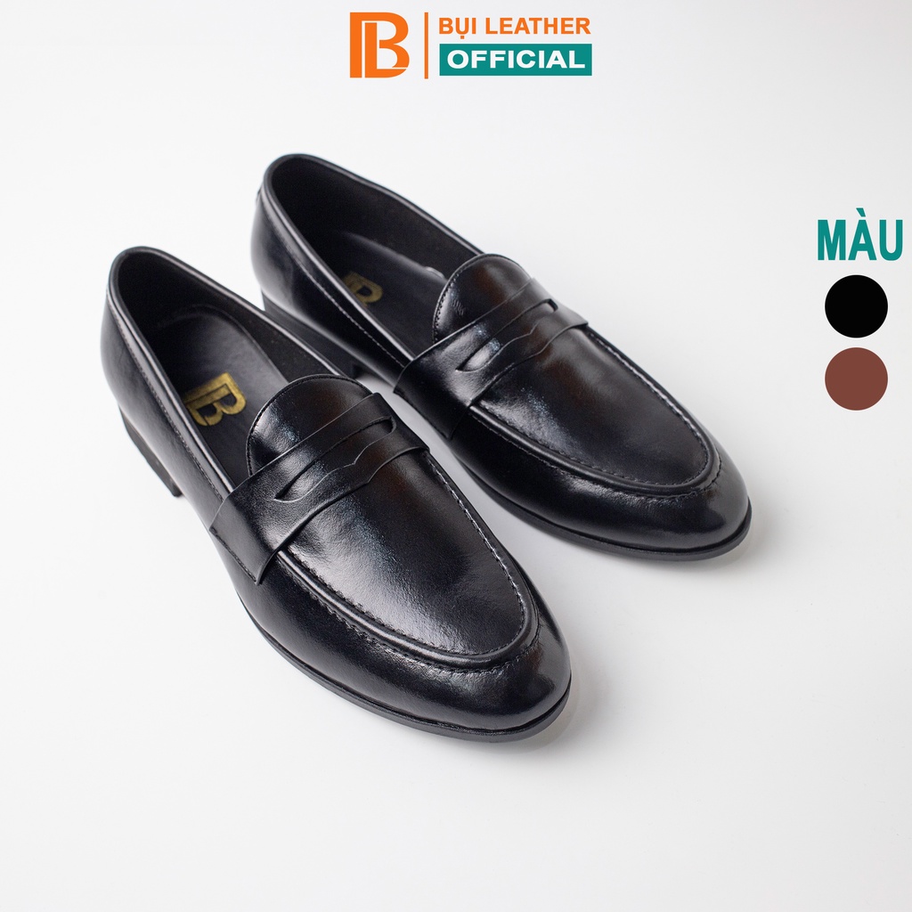 Ảnh Giày lười nam da bò nappa cao cấp G120 Bụi leather hộp sang trọng Bảo hành 12 tháng 1