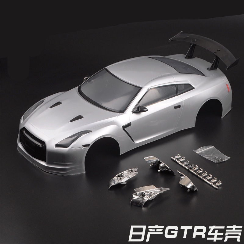 R RC Điều Khiển Từ Xa 1 / 10 PVC In Màu Vỏ Xe Nissan GTR Ares R35 Phun ...