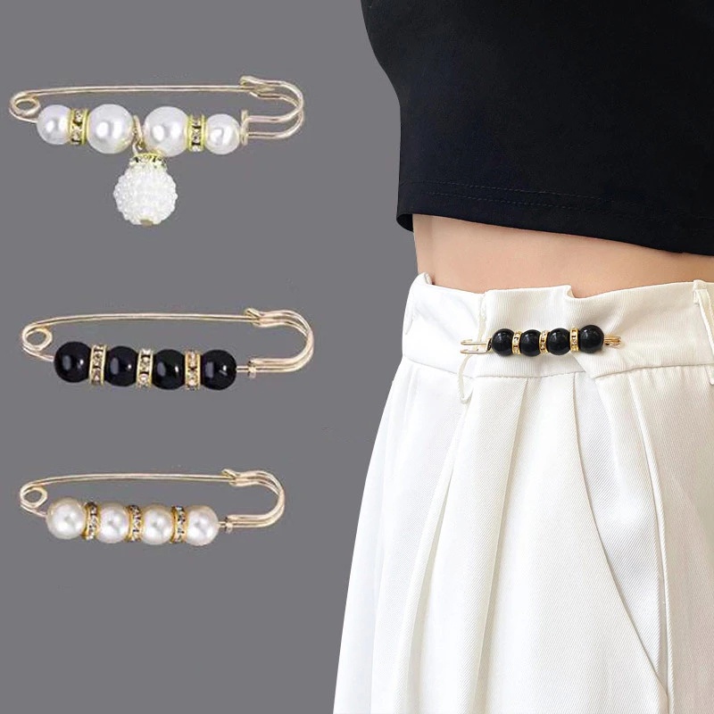 Ảnh Set 3 ghim cài thắt lưng quần AIJOLEN điều chỉnh kích thước chống lộ tiện dụng cho nữ 1