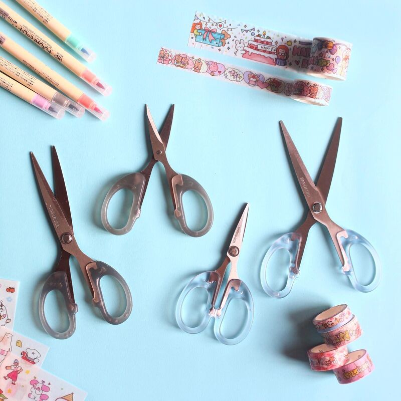 Kéo Mini Trơn màu gọn nhẹ