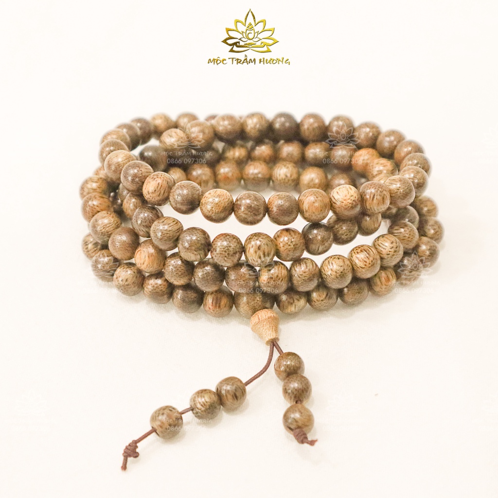 Ảnh Vòng Tay Trầm Hương Chuỗi Tràng Hạt 108 7mm Trầm Tốc - MTH JEWELRY 2
