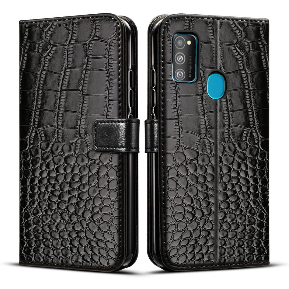 Ốp Điện Thoại Da Nắp Lật Nam Châm Có Ngăn Đựng Thẻ Sang Trọng Cho Samsung Galaxy M31 M 31