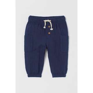 QUẦN DÀI H&M KID BOY  NAVY BLUE VỢT SALE