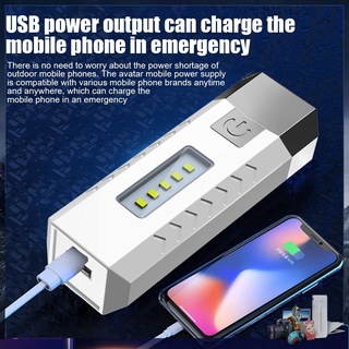 Đèn Pin LED 1200mAh COB Chống Nước 500lm