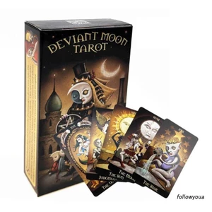 Bộ bài tarot Deviant Moon 78 lá hoàn toàn bằng tiếng anh dành cho gia đình