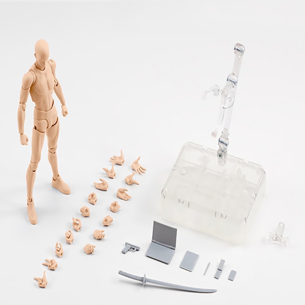 Moveable Drawing Figures For Artists Action Figure Model Human Mannequin Kit Skin