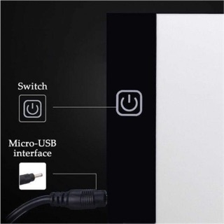 Bảng sáng / Bảng hắt sáng chỉnh được độ sáng để vẽ, đi nét size a4, a5