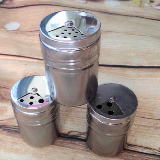 Hủ inox cao cấp  đựng tăm và đựng tiêu– Gia dụng bếp Hủ inox cao cấp