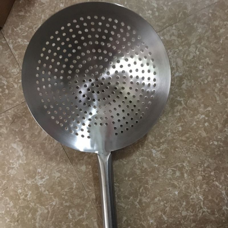Vợt inox lỗ / chao xương inox cỡ 24cm/26cm/28cm/30cm | Shopee Việt Nam