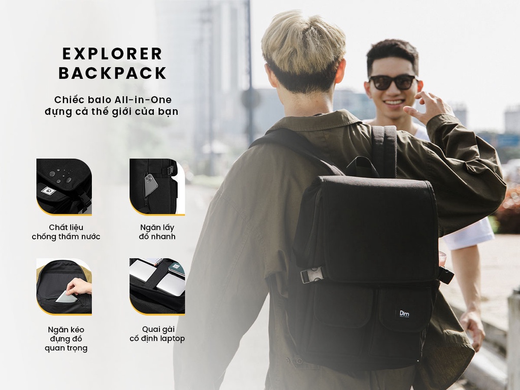 Mô tả Balo DIM Explorer Backpack - 1