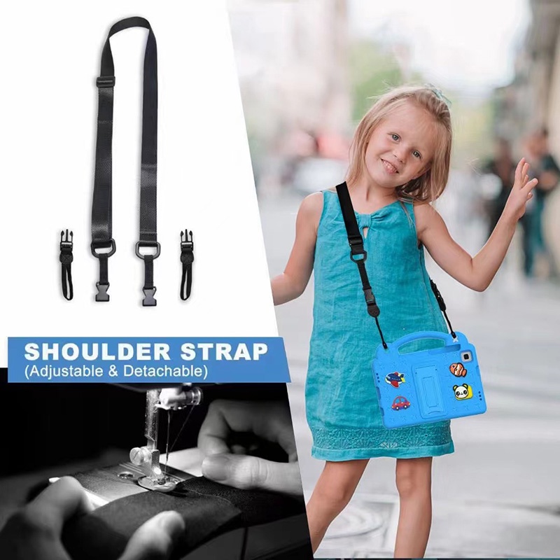 Dây đeo vai có thể điều chỉnh bằng Nylon cho vỏ IPad và vỏ máy tính bảng Samsung và vỏ máy tính bảng khác