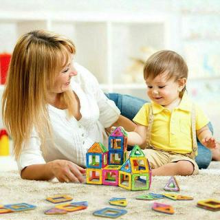 Đồ Chơi Xếp Hình Nam Châm Đồ Chơi Lắp Ráp Sáng Tạo Đồ Chơi Giáo Dục Trẻ Em 100/50/30 Chi Tiết