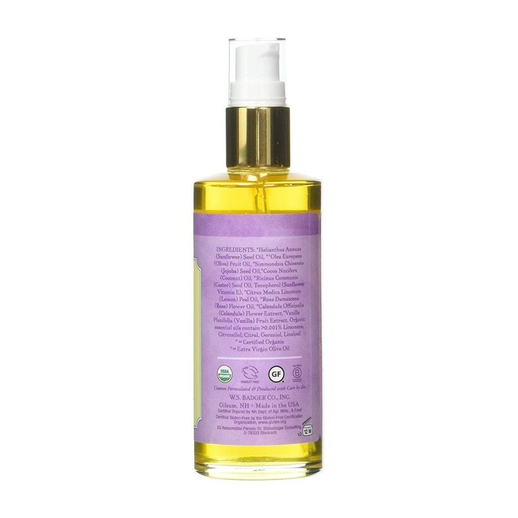 Mô tả Dầu hữu cơ chống rạn da mẹ bầu BADGER Organic Belly Oil phòng ngừa nứt da, giảm ngứa an toàn – 118mL - 3