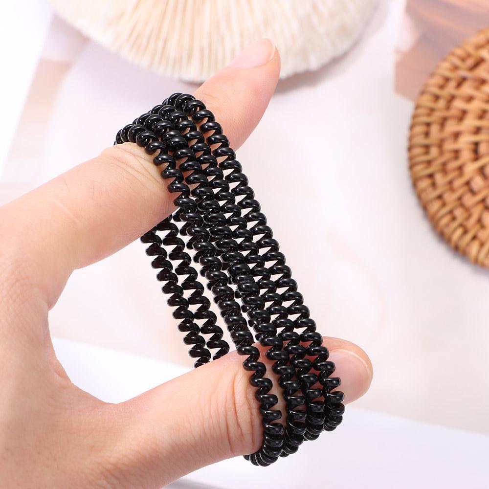HOBBYIN 20 Chiếc Giá Đỡ Đuôi Ngựa Thời Trang Nữ Dây Điện Thoại Co Giãn