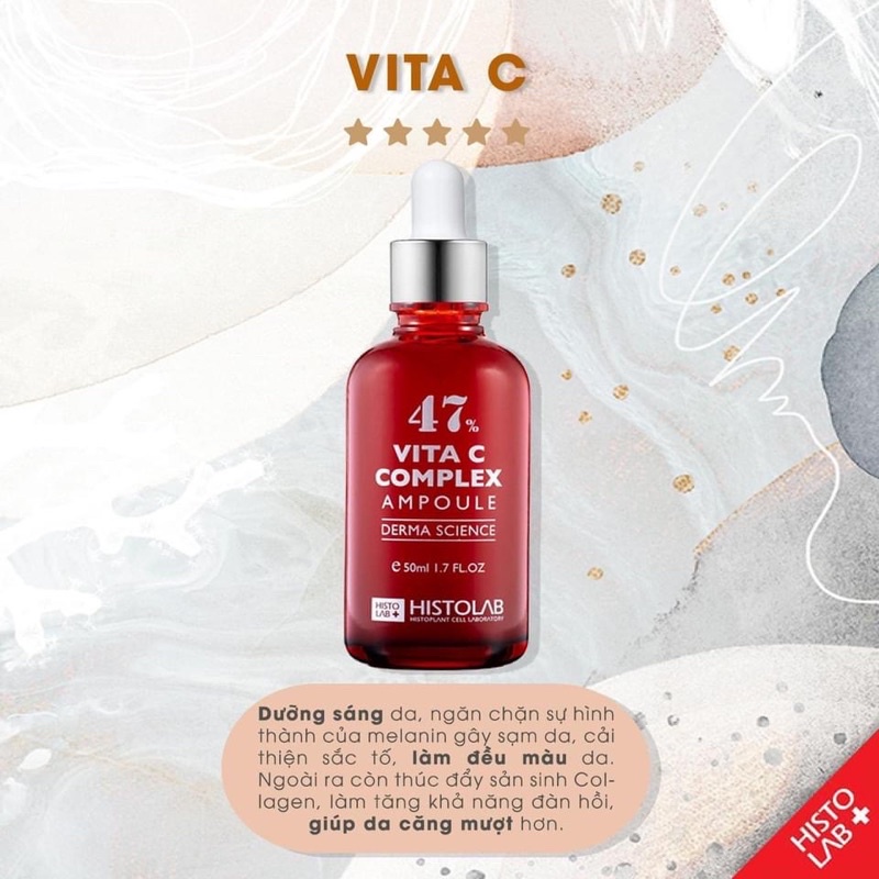 [CHÍNH HÃNG] HISTOLAB TINH CHẤT DƯỠNG TRẮNG DA VITAMIN C COMPLEX