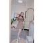 set croptop kẻ dây rút