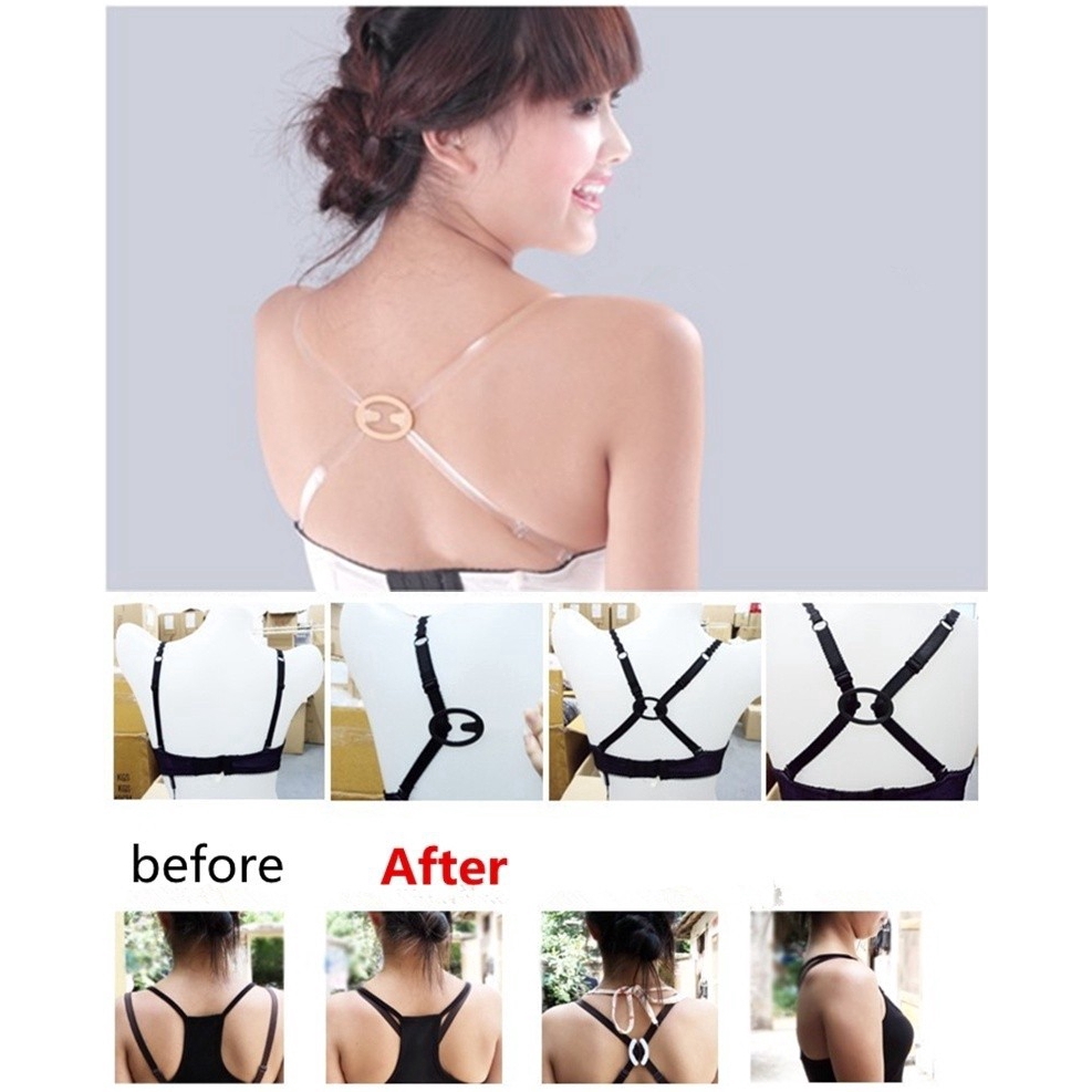 Set 3 Kẹp Giấu Dây Áo Ngực Tiện Lợi Cho Nữ