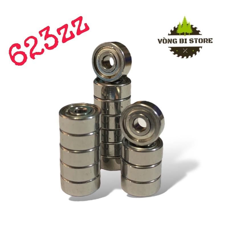 Cuscinetto Flangiato Schermato F623ZZ 3x10x4 Mm, Flangia 11.7 Mm, Produzione USA