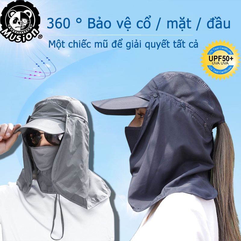 Nón trùm đầu Musion chống tia UV thiết kế sáng tạo