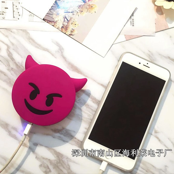 SẠC DỰ PHÒNG MẶT QUỶ NHỎ KUTE HỘT ME cute-sạc dự phòng hình thú dễ thương – 5