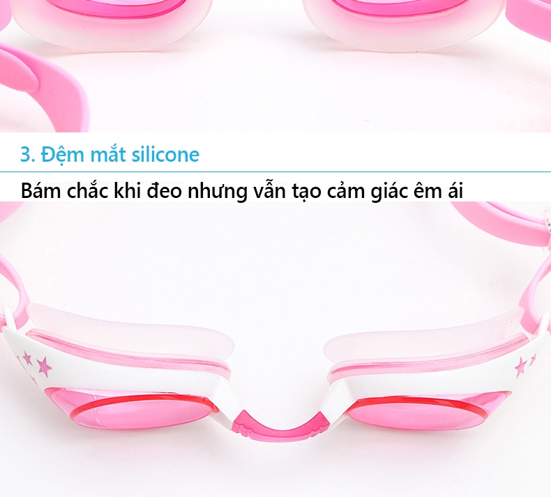 Mô tả Kính Bơi Cho Trẻ Em Chuyên Dụng YESURE CLEACCO cao cấp chống tia UV ,chống sương mờ chất liệu ABS, BORO SPORT - 10