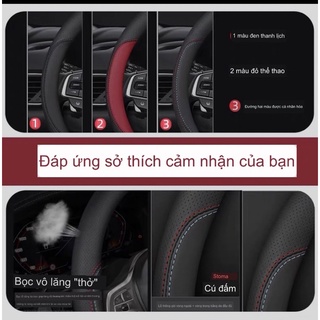 Bọc vô lăng da NAPPA cho các mẫu xe VINFAST -   HONDA - TOYOTA - MAZDA - HUYNDAI...