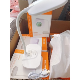 Đèn hơ gel UV để bàn SNRQI chính hãng - hơ gel nhanh khô , thân uốn xoay tuỳ chỉnh
