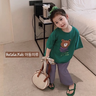 Áo phông trẻ em 100% cotton BATALA KIDS, áo thun cho bé trai và bé gái kiểu dáng thụng Hàn Quốc từ 1-7 tuổi GAU4M