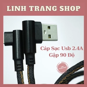 Cáp Sạc I.P Gập Usb To Lightng 2.4A (Bảo Hành 1 Năm)