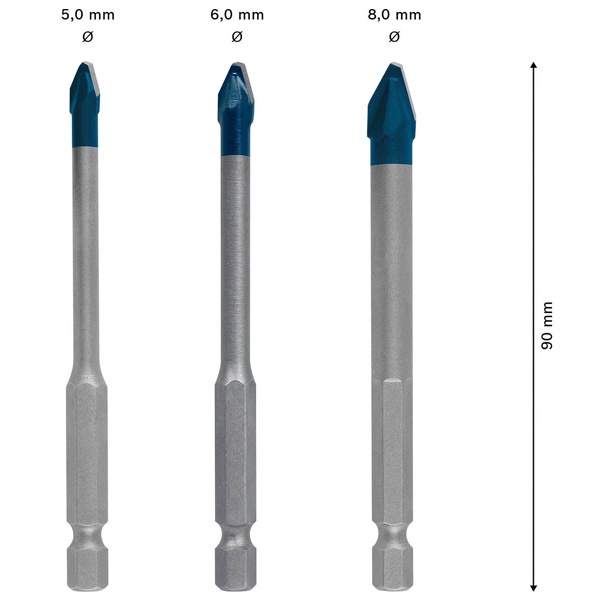 Ảnh Mũi Khoan Gạch Cứng HEX-9 Bosch 1