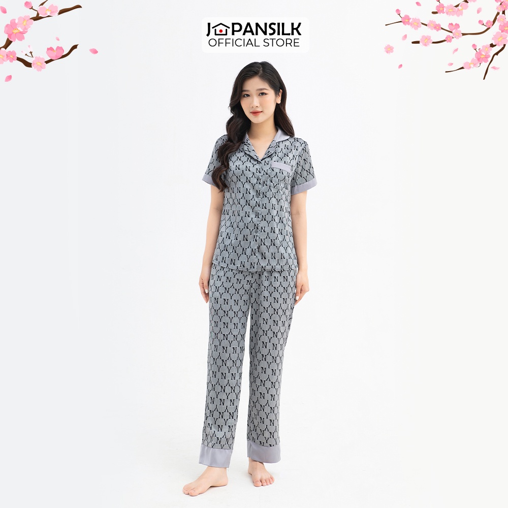 Ảnh Pijama Lụa Satin Nhật Dài Tay JAPAN SILK Chính Hãng 1
