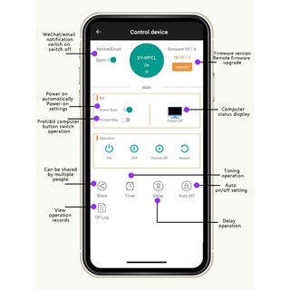 Mô-đun khởi động từ xa máy tính Wifi ZUOO 2 4Ghz để bật máy tính Dễ dàng cài đặt