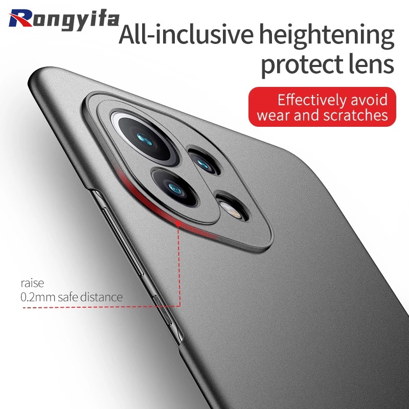 Ốp điện thoại PC cứng siêu mỏng cho Xiaomi Mi 11 Pro U L 10tPL 9SE PL Mi 8 9 Se 9t 10/t/i 11i/Pro Lite Ultra 5g