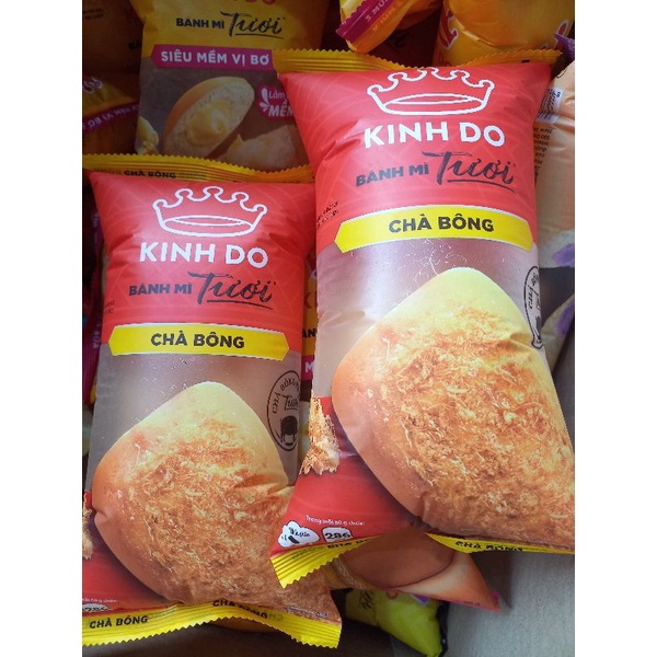 Bánh Mì Tươi Chà Bông Kinh Đô 90gam (lốc 5 bánh) | Shopee Việt Nam