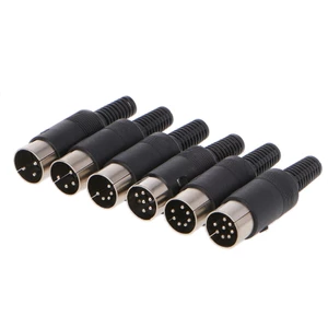 OXXGGKAO Nam DIN Cắm Ổ Cắm Kết Nối 3 4 5 6 7 8 PIN Khung Xe Cáp Gắn