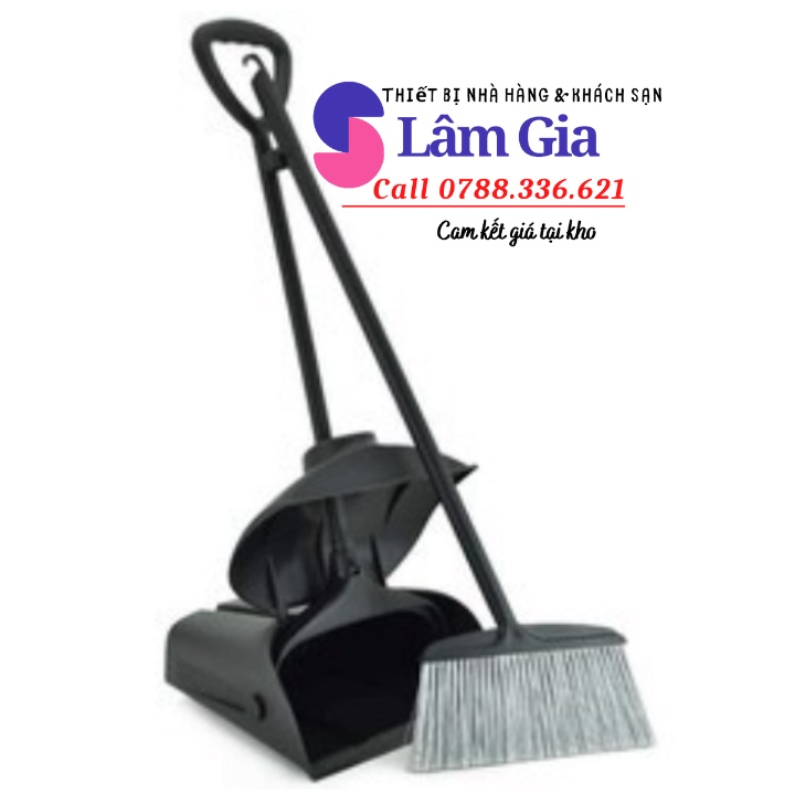 Bộ ky hốt rác có nắp đậy tránh gió và chổi nhựa quét rác | Shopee Việt Nam