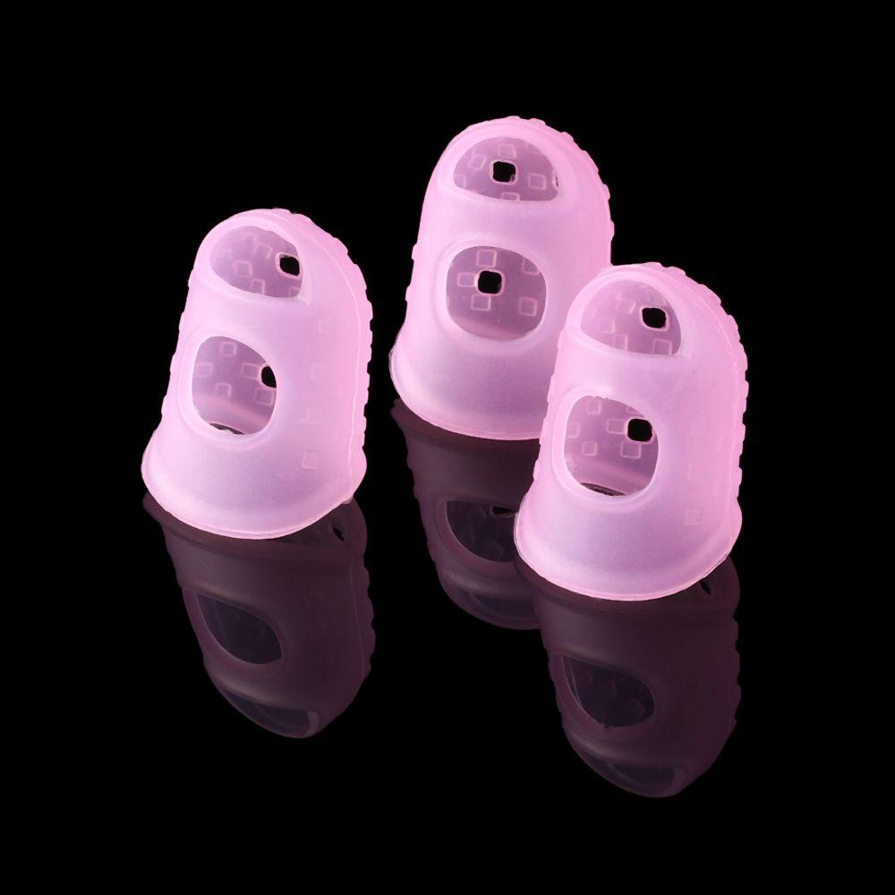 NKSFX 4 Cái / bộ Guitar Bảo Vệ Đầu Ngón Tay 6 Màu Chống Trơn Trượt Chống Đau Ngón Tay Cho Đàn Ukulele