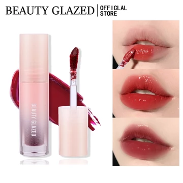 【 BEAUTY GLAZED 】Son Nước Bóng Ánh Nhũ Lấp Lánh Có Tinh Chất Dưỡng Môi Mềm Mại Nhiều Màu Sắc Nữ Sinh Duyên Dáng SPB01196