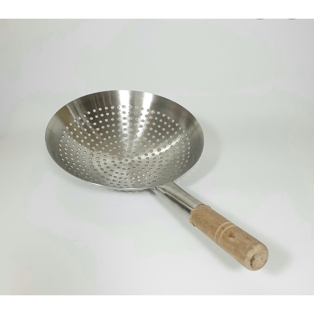 Vợt Vớt Xương, Rau Củ INOX Cán Gỗ Loại DÀY | Shopee Việt Nam