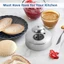 Cc Sandwich Cutter Sealer Mold Thép không gỉ Vòng Decruster DIY