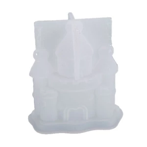 OXXGGKAO Handmade Lâu Đài Nhà Giả Tưởng Trang Trí Khuôn DIY Thạch Cao Khuôn Silicon