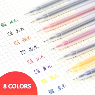 Set 12 Bút Mực Nước Ngòi 0.5mm Với 8 Màu Sắc
